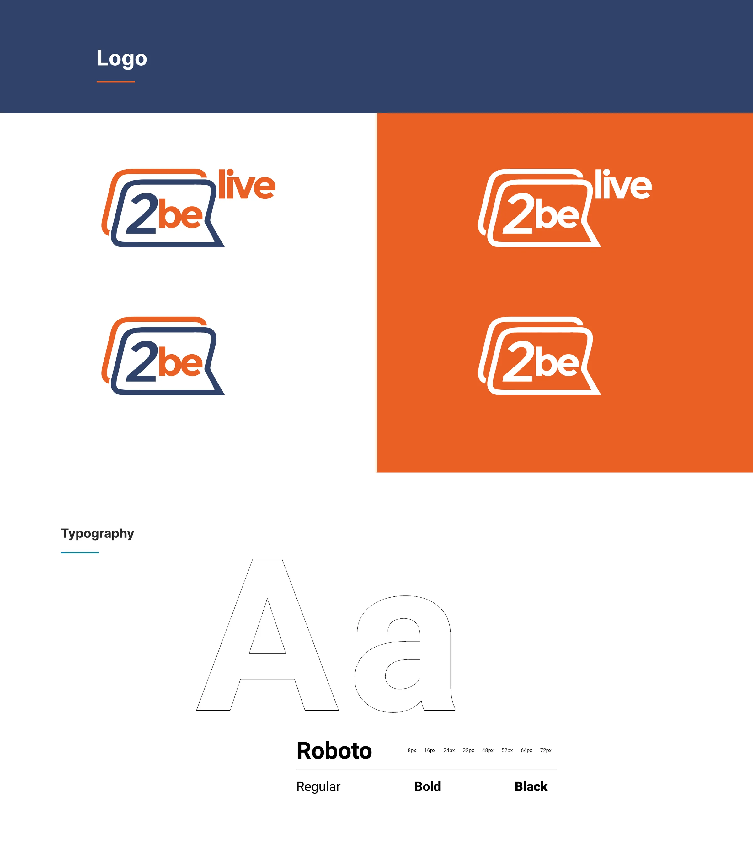 Logo 2Belive e tipografia