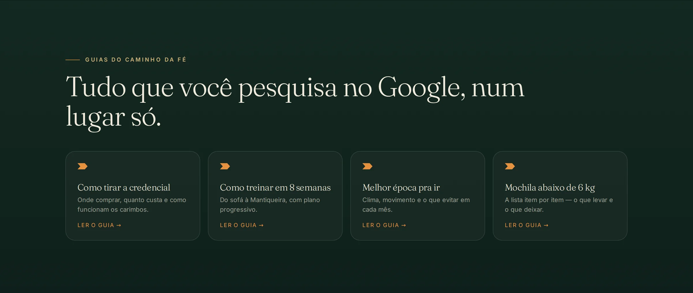 Guias do Caminho da Fé